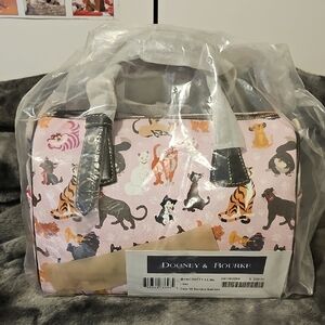 Dooney & Bourke Pink Cat Print Satchel